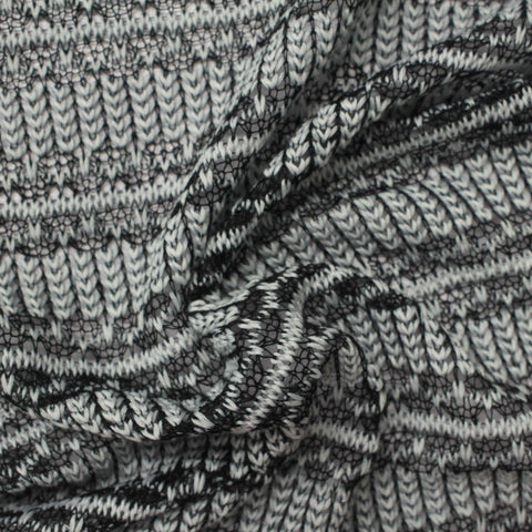 Light Grey Openwork Jacquard, Polyester
