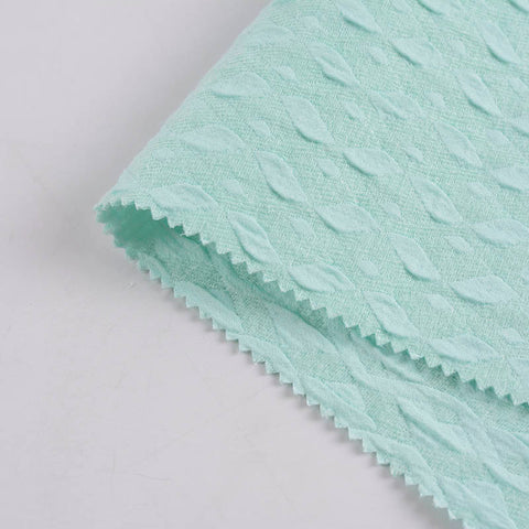 Light Aqua Diamond Jacquard, Poly-Acrylic