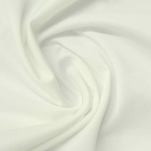 Off-White Brushed Velvet, Polyester