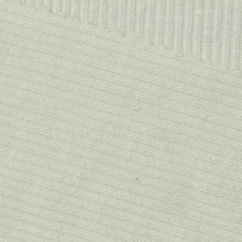 White Ribbed Rib Knit, Viscose-Poly