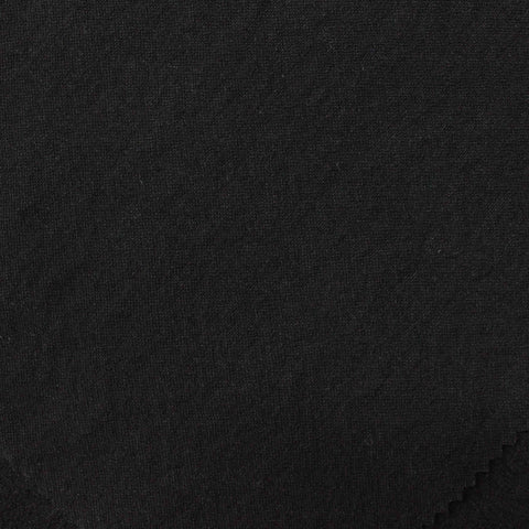 Jacquard 100% Polyester Knit Fabric, 258 gsm, 155 cm — Black