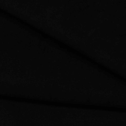 Brushed Polyester Woven Fabric, 125 gsm — Black, ref EF-232414