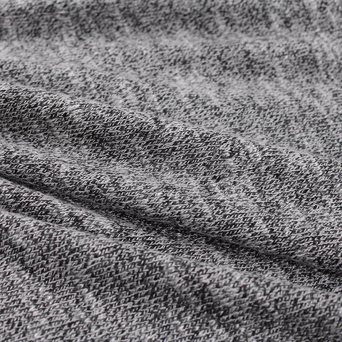 Black Marl Jersey Knit, Poly-Viscose, 180 gsm