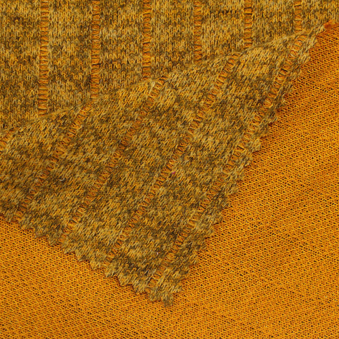 Gold Marl Knit, Poly-Viscose