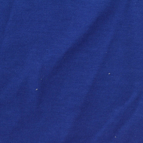 Cotton Polyester Scuba Knit Fabric, 320 gsm, 180 cm — Blue