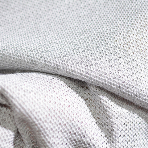 Polyester Stretch Chunky Knit Fabric, 280 gsm, 150 cm — Grey