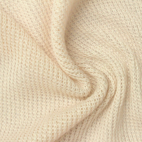 Polyester Knit Fabric, 220 gsm, 170 cm — Beige