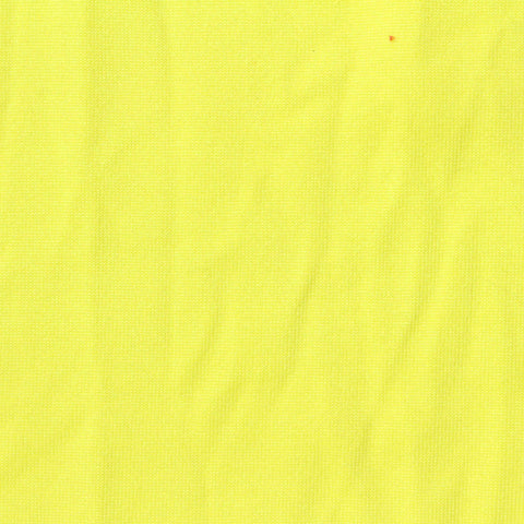 Brushed Polyester Stretch Milk Silk Knit Fabric, 180 gsm, 170 cm — Yellow