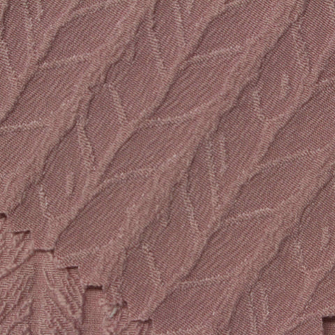 Dusty Rose Leaf Jacquard, Polyester