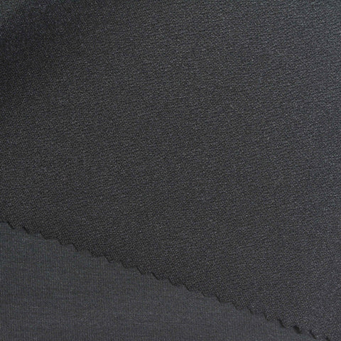 Viscose Nylon Stretch Linen-Look Fabric, 370 gsm, 145 cm — Grey