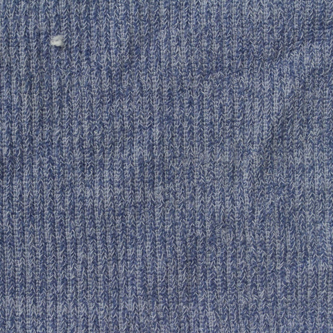 Blue Heathered-Marl Chunky Knit, Polyester, 257 gsm