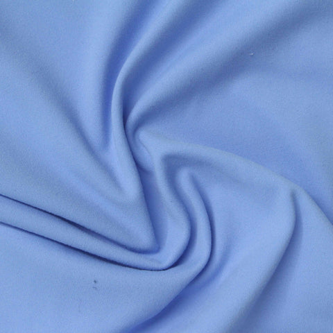 Light Blue Interlock Knit, Nylon-Spandex