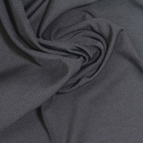Nylon Stretch Jersey Knit Fabric, 190 gsm, 152 cm — Grey
