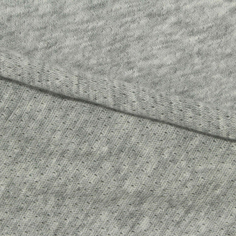 Grey Fine-Eyelet Pointelle Knit, Cotton
