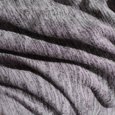 Grey Marl Chunky Knit, Poly-Viscose, 160 gsm, 160 cm