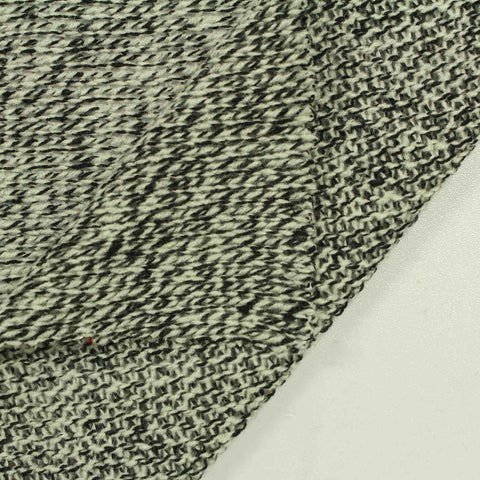 Black Marl Chunky Knit, Acrylic-Poly, 231 gsm