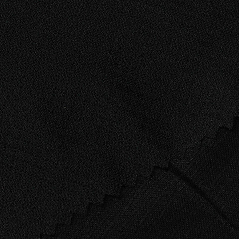 100% Polyester Mesh Fabric, 145 gsm, 160 cm — Black