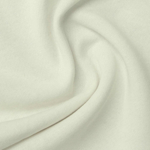 Brushed Cotton Polyester French Terry Fabric, 230 gsm, 156 cm — Beige