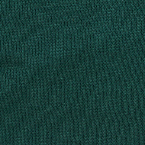 Brushed Cotton Polyester Interlock Knit Fabric, 270 gsm, 188 cm — Green