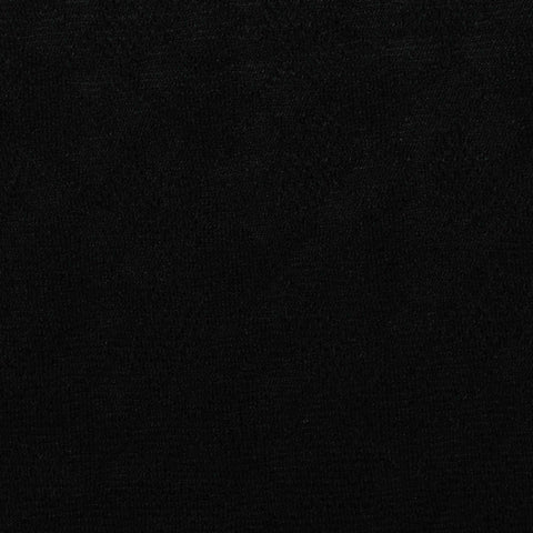 Jacquard Knit Fabric, 253 gsm, 160 cm — Black