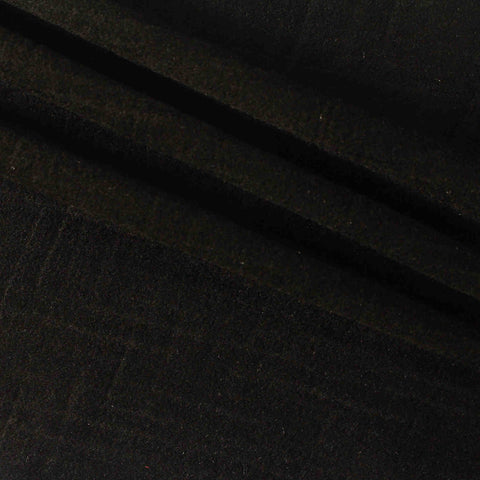 Jacquard Viscose Nylon Blend Stretch Knit Fabric, 450 gsm, 150 cm — Black