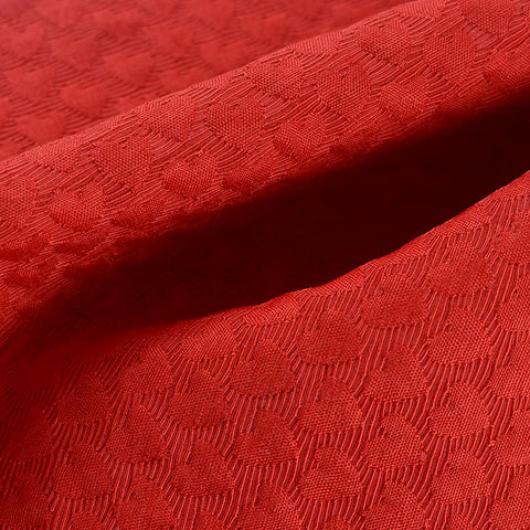 Red Leaf Jacquard, Polyester