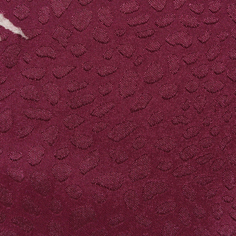 Burgundy Tone-on-Tone Satin, Polyester