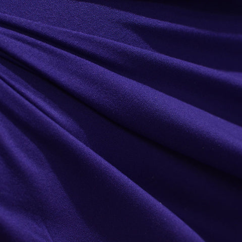 Viscose Stretch Jersey Knit Fabric, 185 gsm, 165 cm — Navy