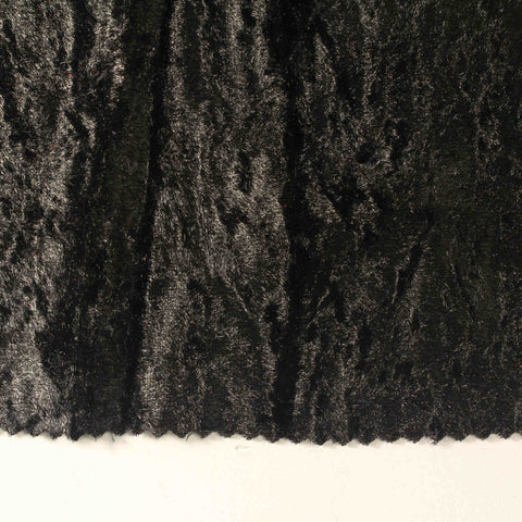 Polyester Stretch Knit Fabric, 180 gsm, 150 cm — Black