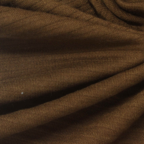 Brown Marl Knit, Poly-Viscose
