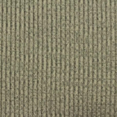 Grey Marl Rib Knit, Polyester, 275 gsm