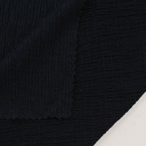 Knit Fabric, 185 gsm, 130 cm — Black
