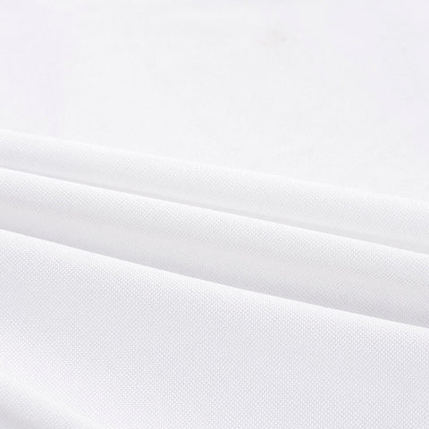 Polyester Stretch Jersey Knit Fabric, 72 gsm, 165 cm — White