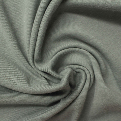 Polyester Viscose Rib Knit Fabric, 190 gsm, 170 cm — Green