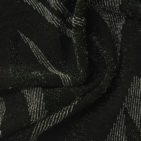 Silver Abstract Jacquard, Poly-Metallic