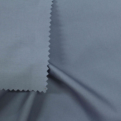 100% Cotton Poplin Fabric, 124 gsm, 148 cm — Blue