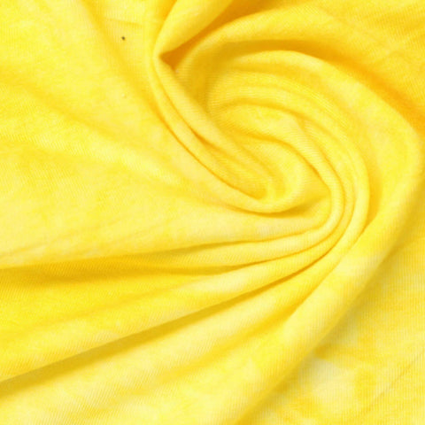 Polyester Viscose Jersey Knit Fabric, 190 gsm — Yellow