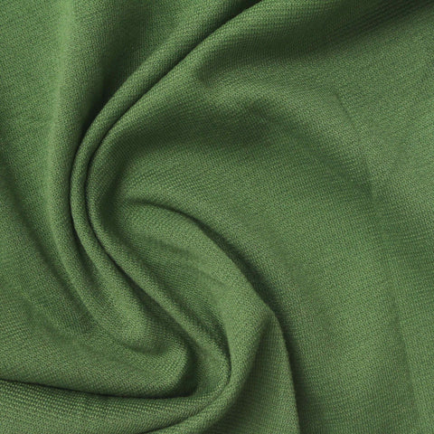 Green Ponte Knit, Viscose-Poly