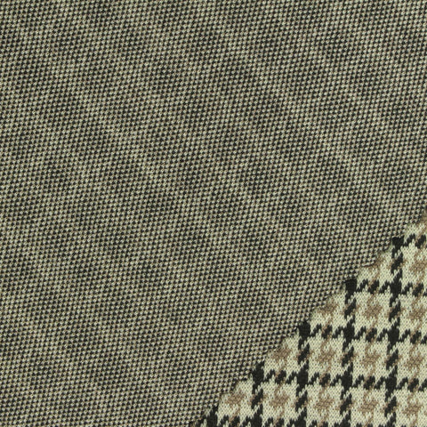 Black Houndstooth Jacquard, Polyester, 270 gsm, 160 cm, ref EF-261219