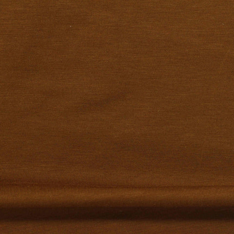 Modal Cotton Stretch Jersey Knit Fabric, 175 gsm, 175 cm — Brown