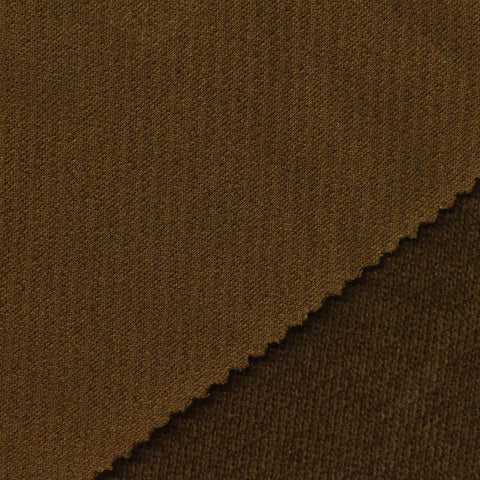 Polyester Stretch Knit Fabric, 300 gsm, 140 cm — Brown