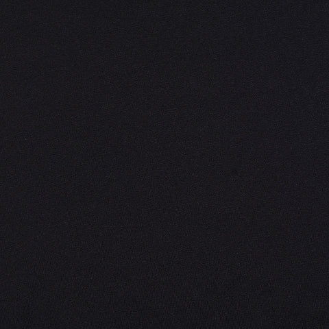 Polyester Stretch ITY Knit Fabric, 200 gsm, 155 cm — Black