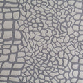 Dark Grey Abstract Jacquard, Acrylic-Poly