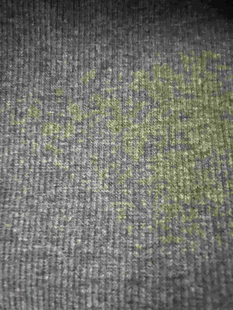 Green Abstract Rib Knit, Poly-Cotton
