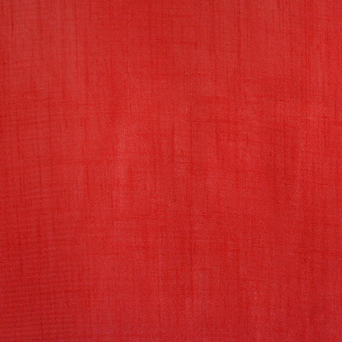 Slub 100% Polyester Chiffon Fabric, 85 gsm, 147 cm — Red