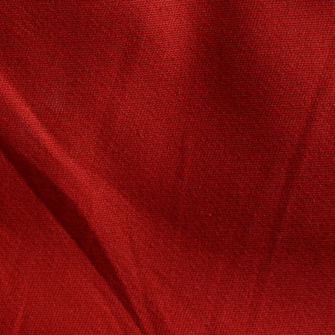 Cotton Stretch Twill Fabric, 260 gsm, 145 cm — Red