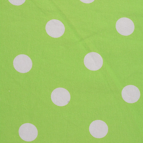 White Dots Jersey Knit, Cotton, 183 gsm