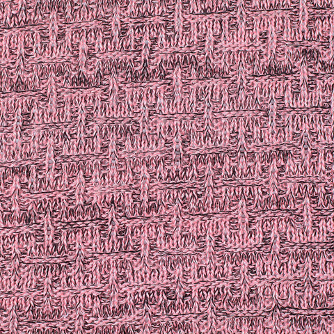 Pink Textured Chunky Knit, Polyester