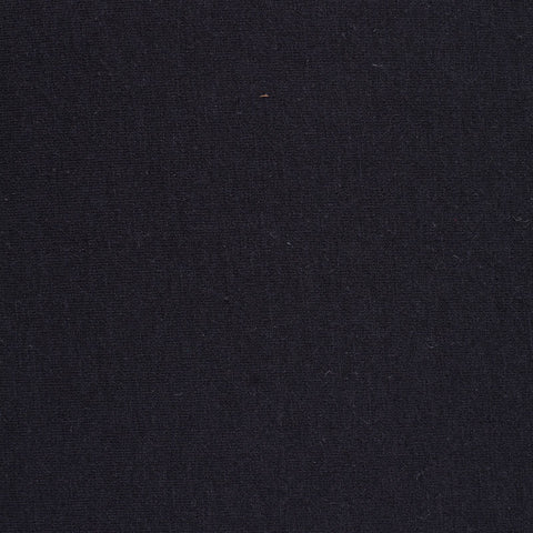 Brushed Polyester Viscose Stretch Jersey Knit Fabric, 207 gsm, 166 cm — Black