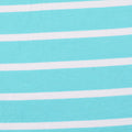 Turquoise Horizontal-Stripe Knit, Viscose